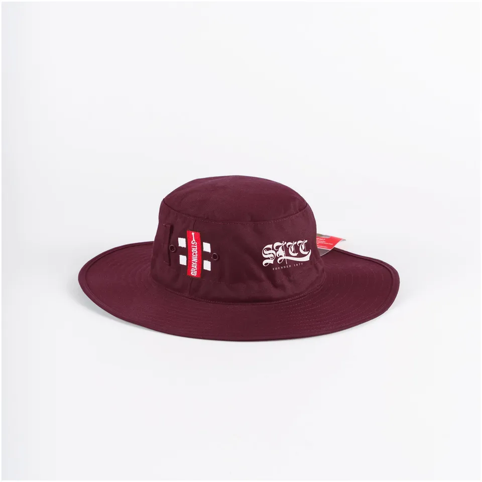 gray-nicolls-st-lawrence-senior-cappello-da-sole-da-cricket-bordeaux image 1