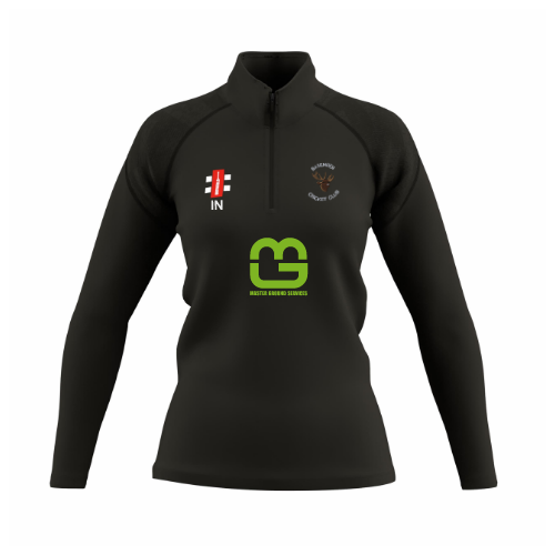 gray-nicolls-baxenden-cc-donna-pile-gts-1-4-zip-nero image 1