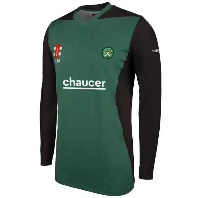 gray-nicolls-sanderstead-cc-pro-performance-t20-maglia-manica-lunga-junior-verde image 1