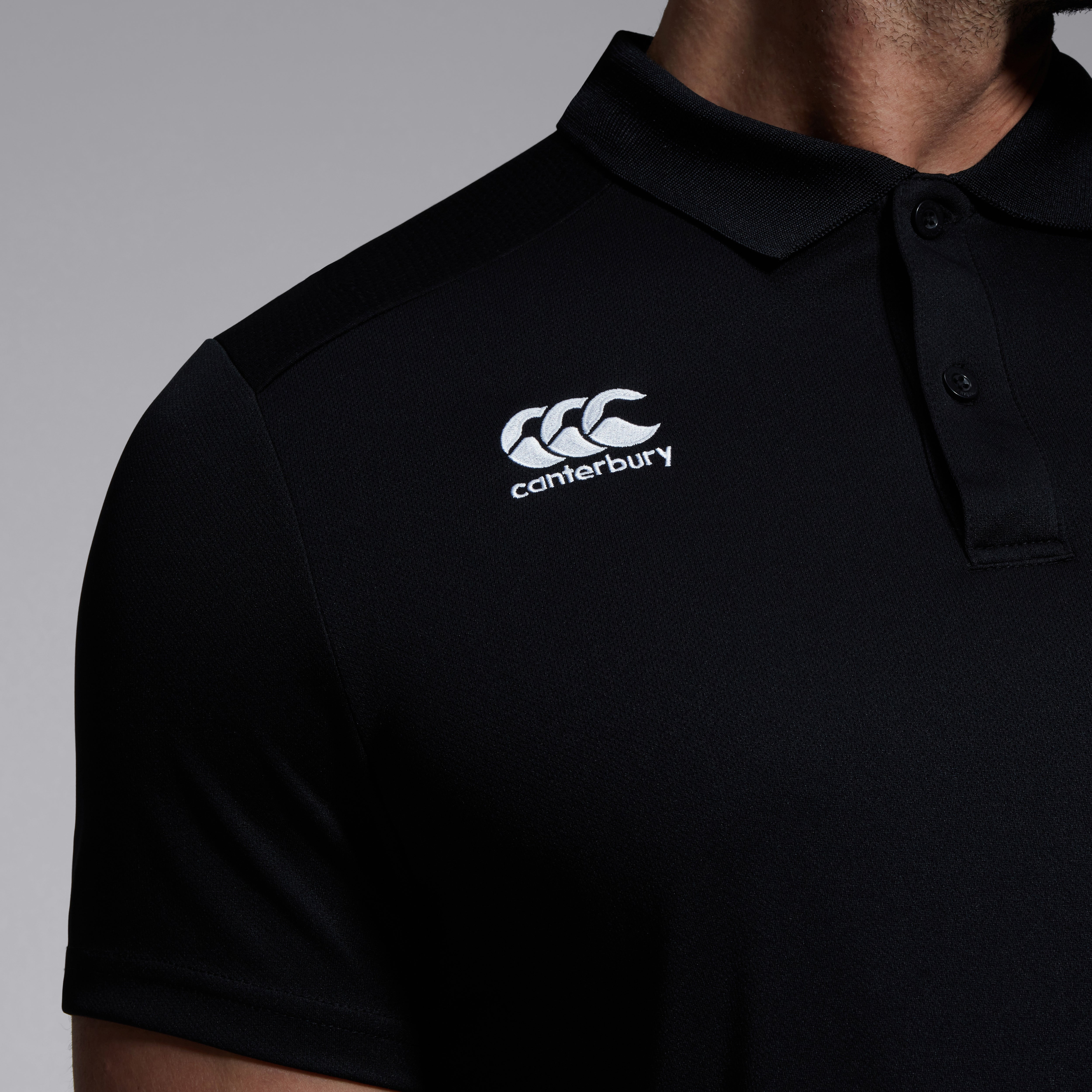 canterbury-club-dry-polo-uomo-polo-rugby-nera image 6