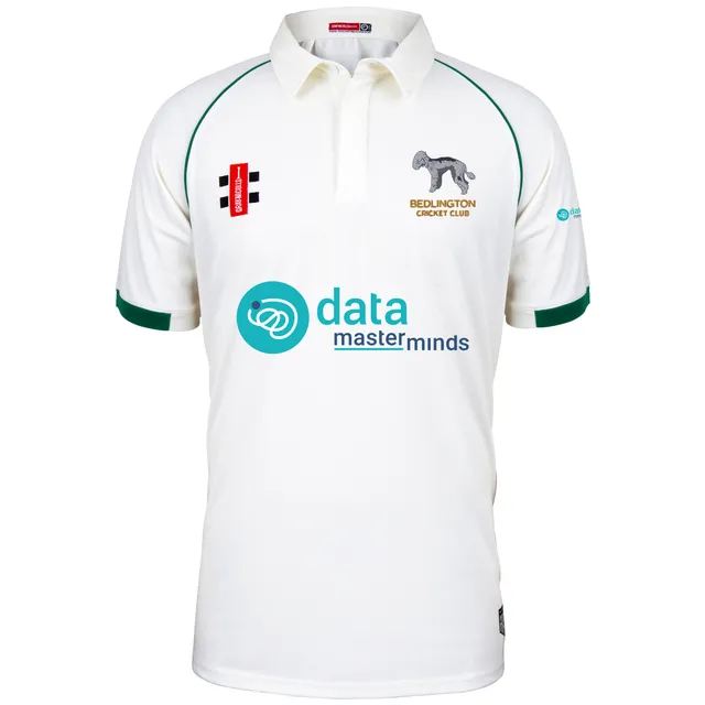 gray-nicolls-bedlington-matrix-v2-maglia-cricket-manica-corta-avorio-verde image 1