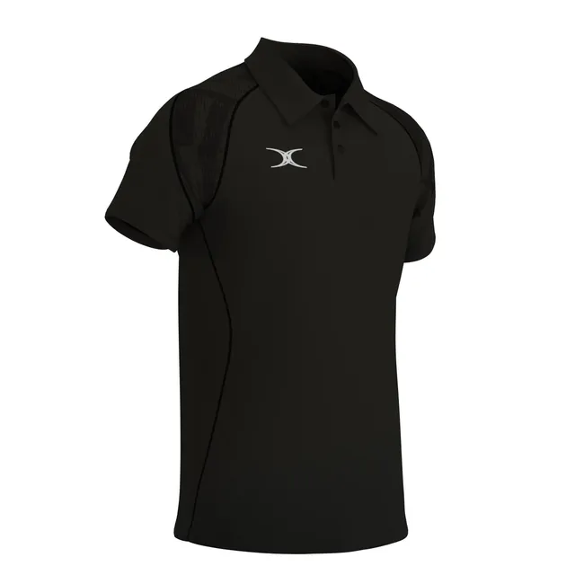 gilbert-rugby-gts-polo-manica-corta-uomo-nero-blu-navy image 1