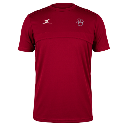 gilbert-rugby-spalding-rfc-photon-t-shirt-bordeaux-bambino-maglia-training image 1
