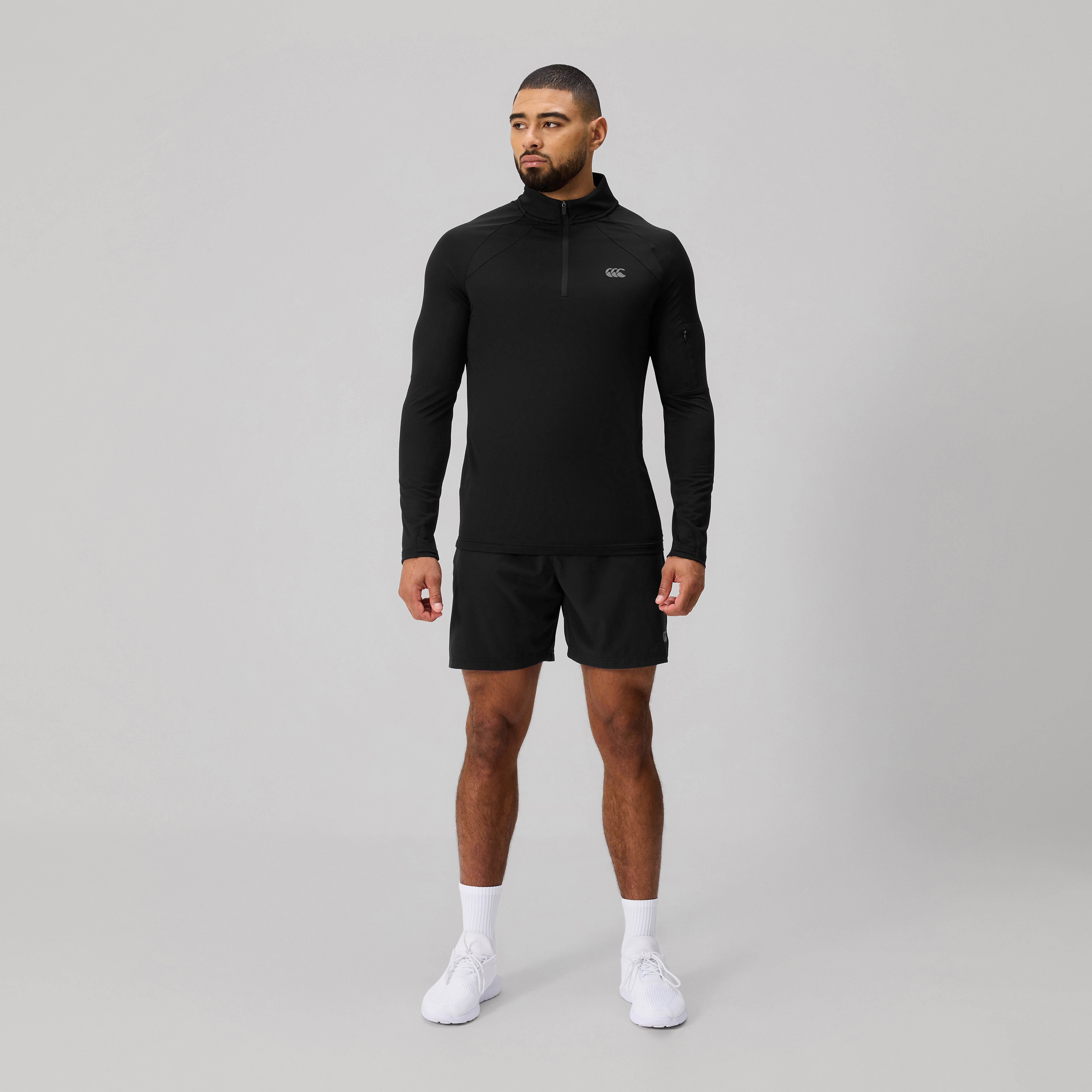 canterbury-tempo-quarter-zip-uomo-nero image 2