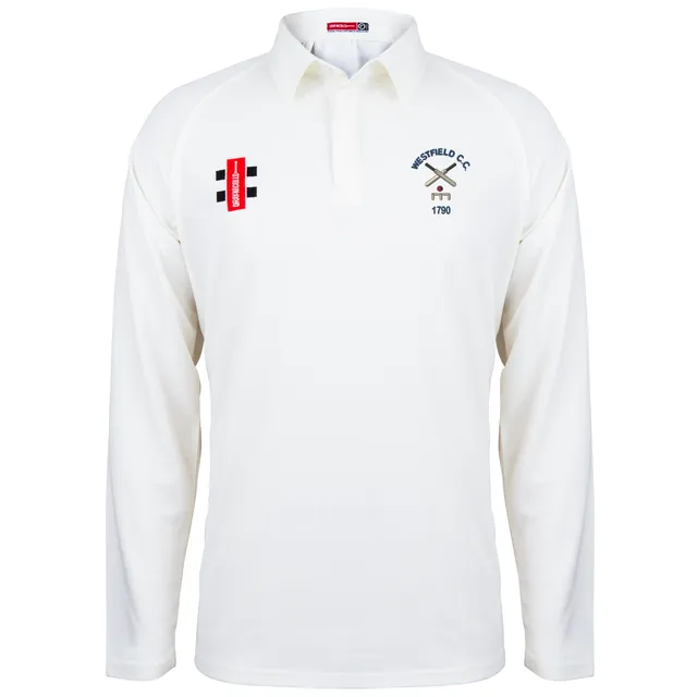 gray-nicolls-westfield-cricket-club-senior-matrix-v2-maglia-manica-lunga-avorio image 1