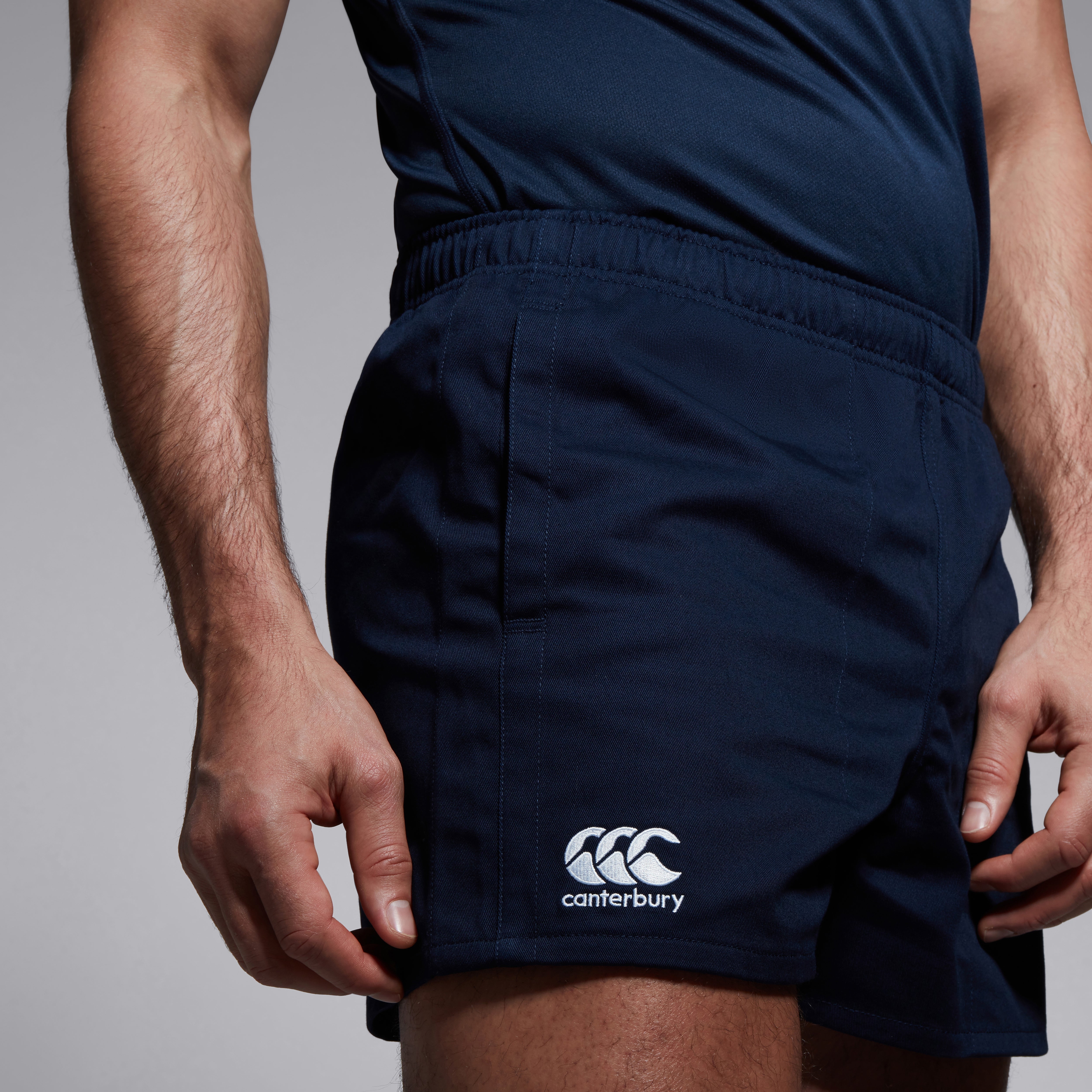 canterbury-professional-cotton-short-uomo-blu-navy-pantaloncino-rugby image 5