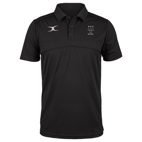 gilbert-rugby-magdalen-college-rugby-senior-photon-ii-polo-manica-corta-nero image 1