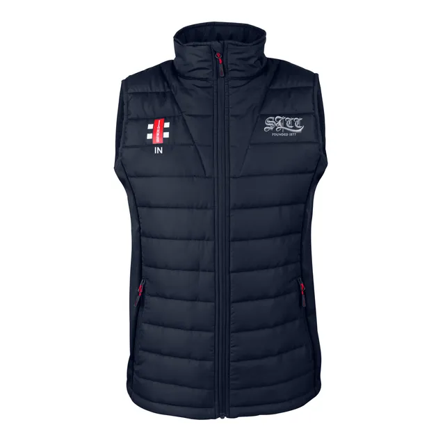 gray-nicolls-st-lawrence-senior-pro-performance-gilet-smanicato-nero image 1