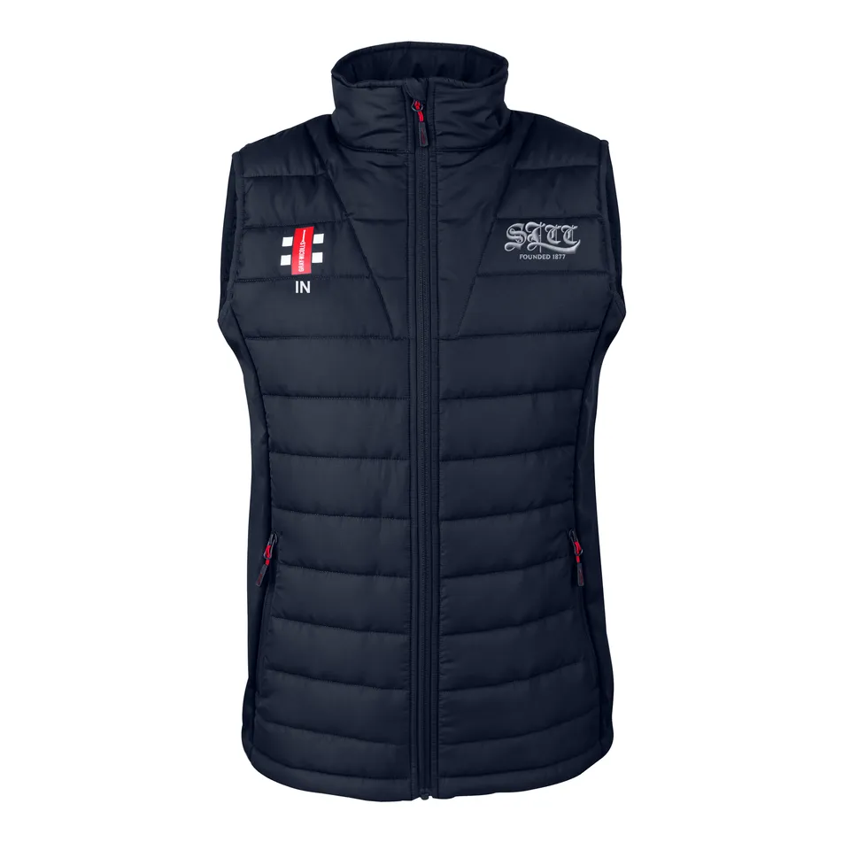gray-nicolls-st-lawrence-senior-pro-performance-gilet-smanicato-nero image 1