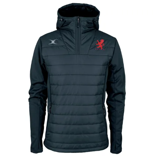 gilbert-rugby-london-scottish-f-c-pro-active-giacca-adulto-blu-scuro-quarter-zip image 1