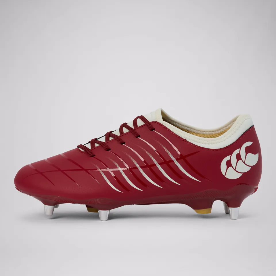 canterbury-phoenix-2-0-team-soft-ground-unisex-rosso-scarpe-rugby image 1