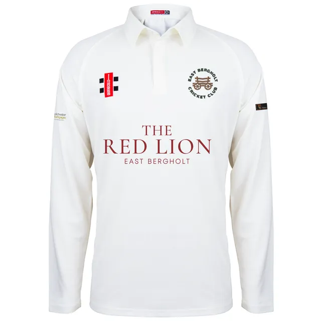 gray-nicolls-matrix-v2-maglia-cricket-manica-lunga-senior-east-bergholt-cc-avori image 1