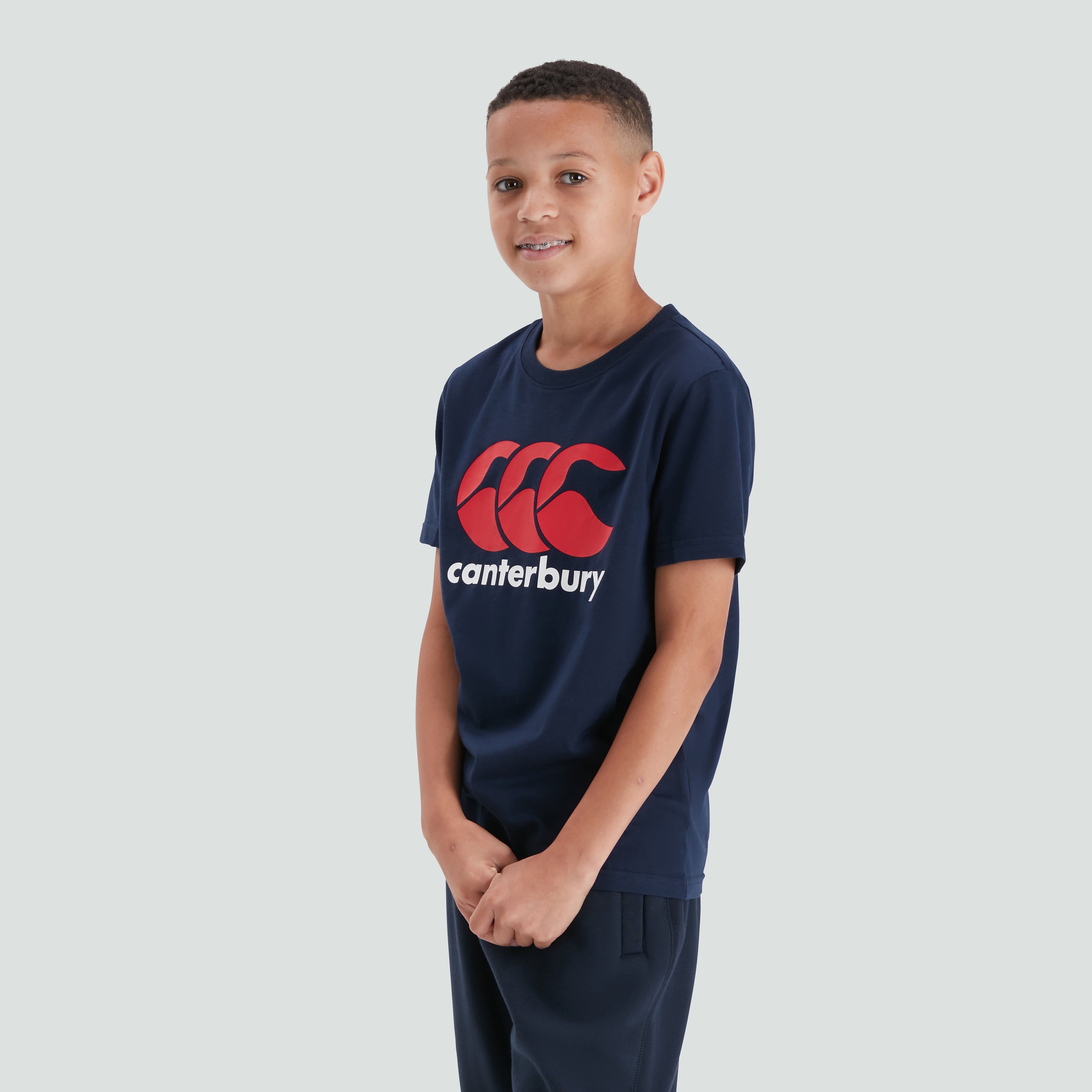 canterbury-ccc-logo-tee-junior-unisex-blu-navy image 2
