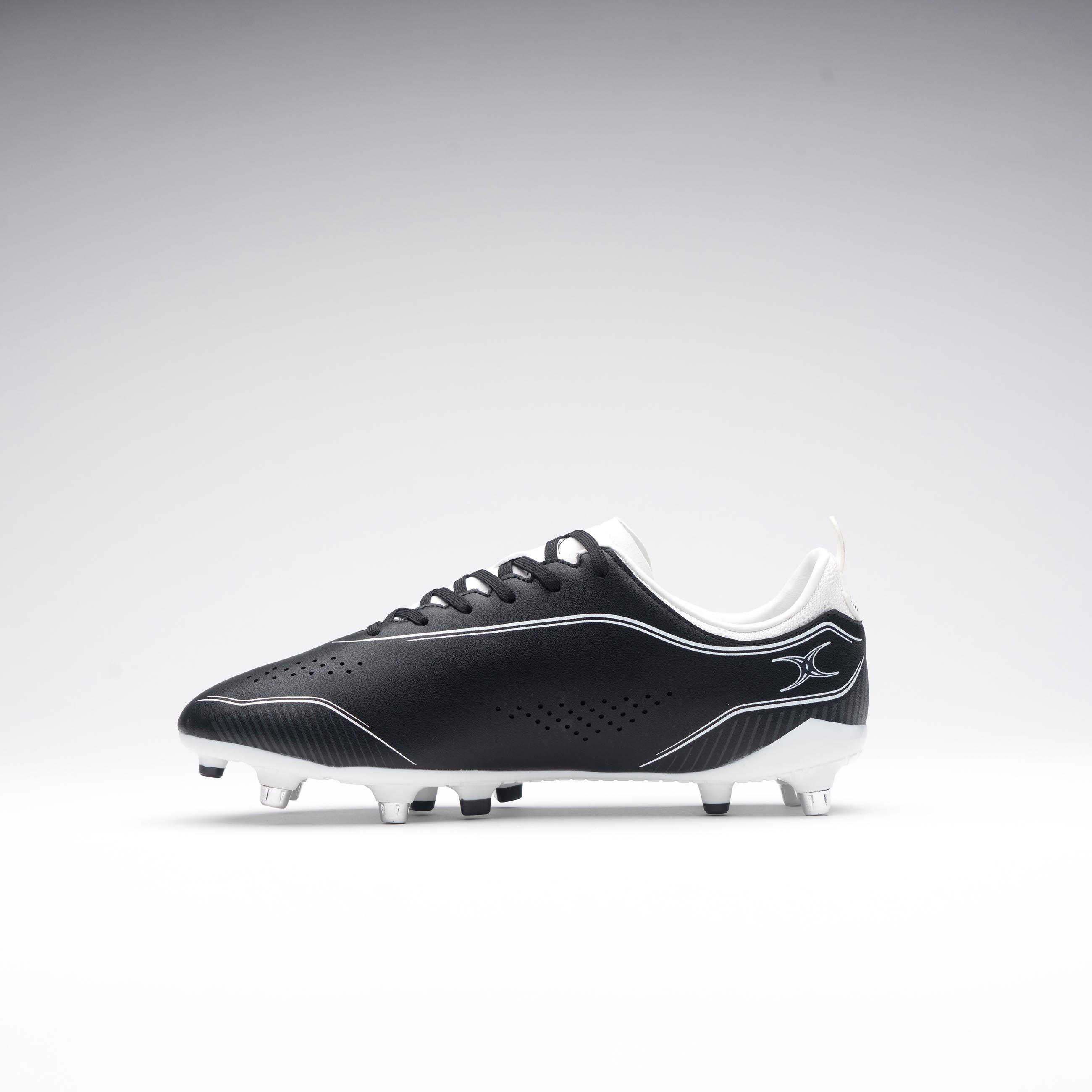 gilbert-rugby-cage-torq-6s-scarpe-rugby-junior-nero image 2