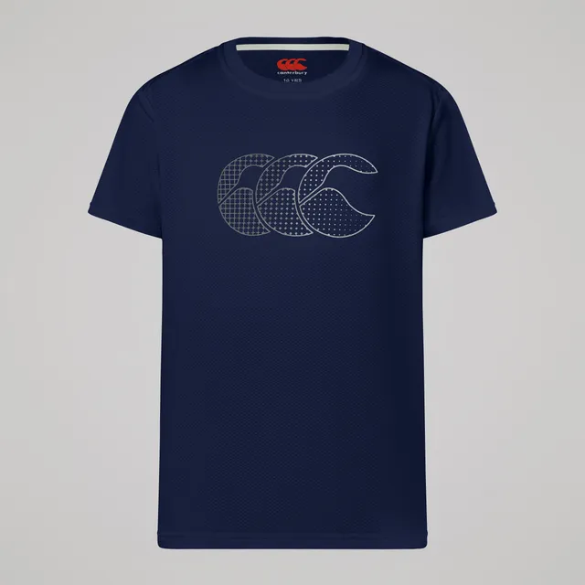 canterbury-junior-tempo-tee-navy-unisex-t-shirt-rugby-junior image 1