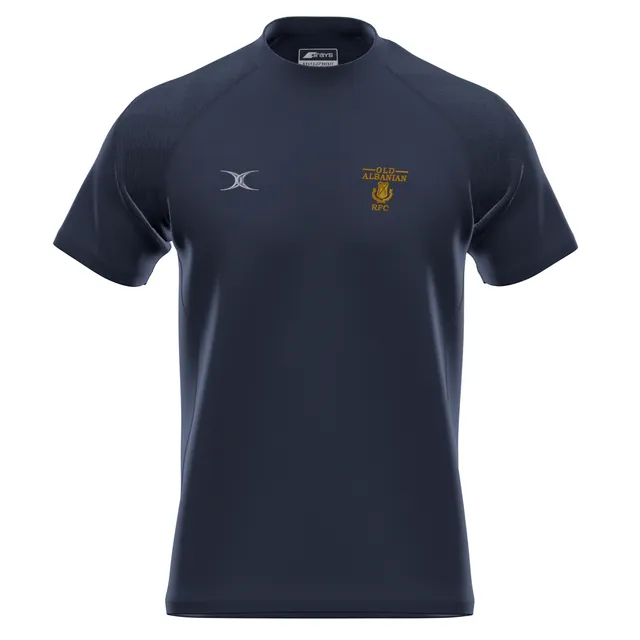 gilbert-rugby-old-albanians-rfc-senior-gts-t-shirt-manica-corta-blu-navy-scuro image 1