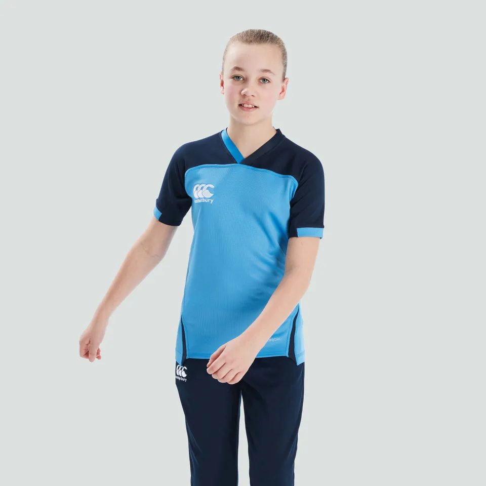 canterbury-vapodri-evader-jersey-junior-blu-maglia-rugby-bambino image 1