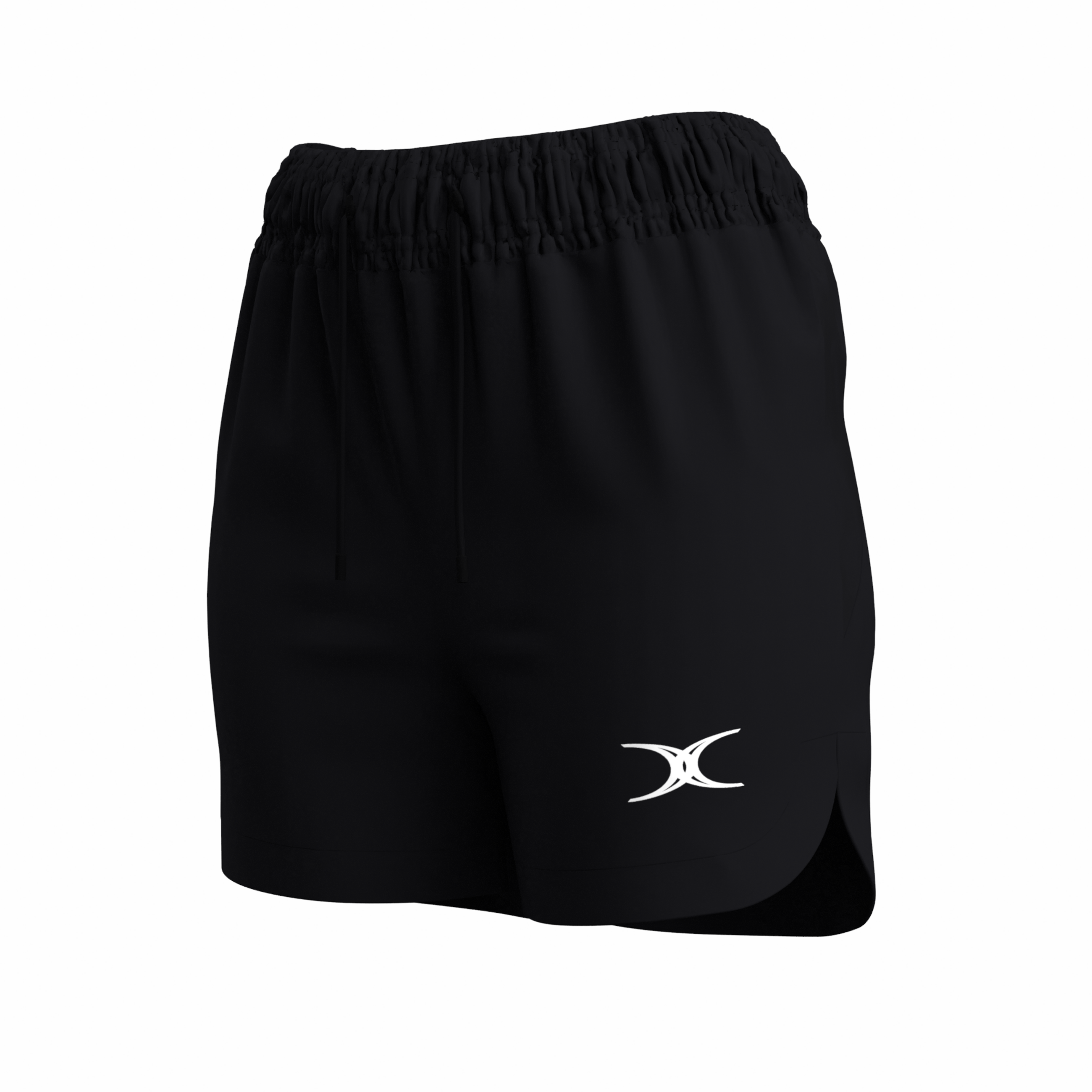 gilbert-rugby-gts-shorts-donna-nero-blu-navy-pantaloncini-performance image 5