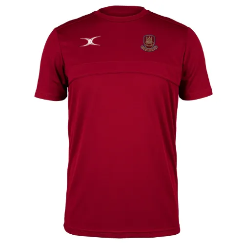 gilbert-rugby-southwell-rufc-photon-ii-t-shirt-manica-corta-bordeaux image 1