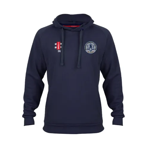 gray-nicolls-velocity-felpa-con-cappuccio-belmont-edgware-cc-junior-blu-navy image 1