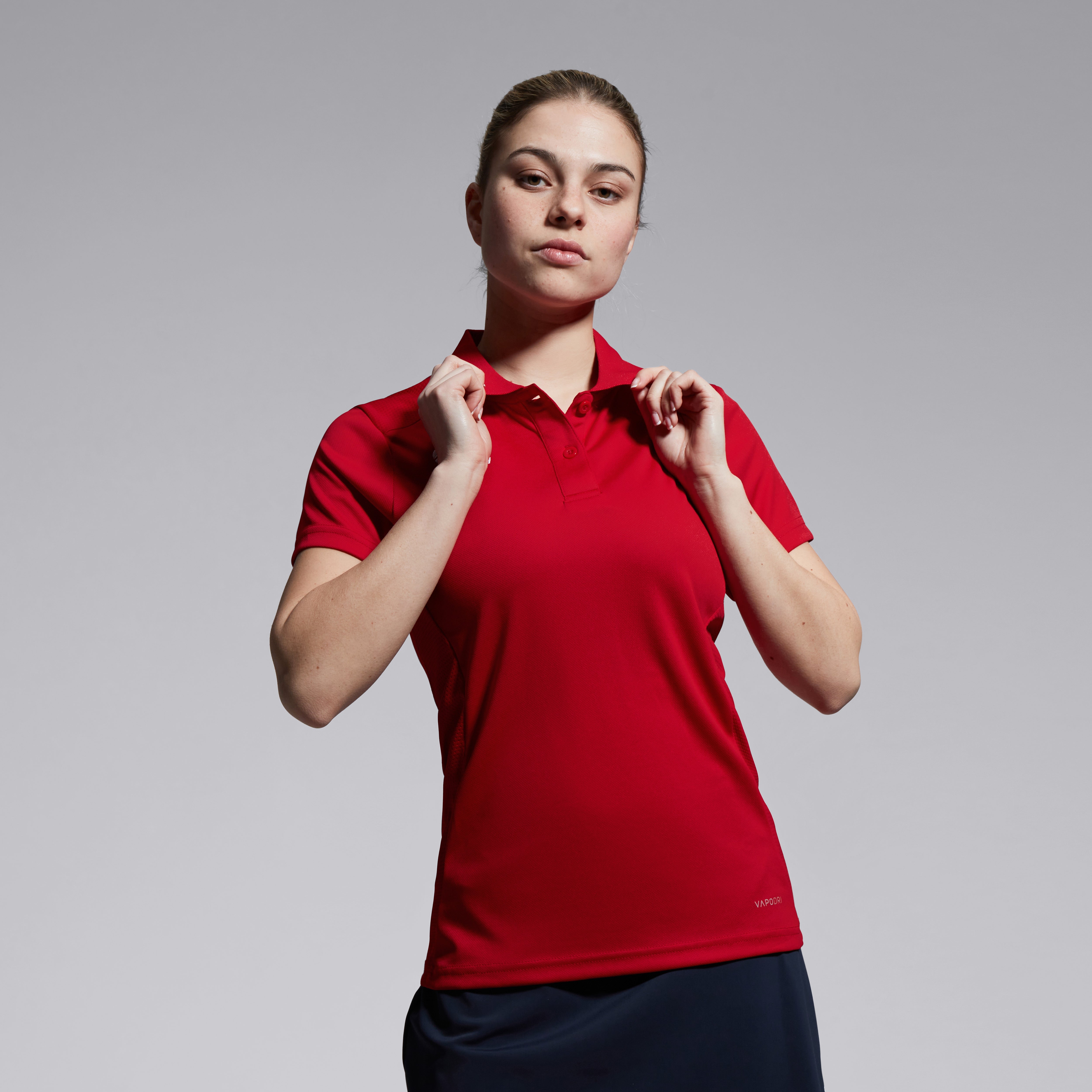 canterbury-club-dry-polo-donna-rossa image 2