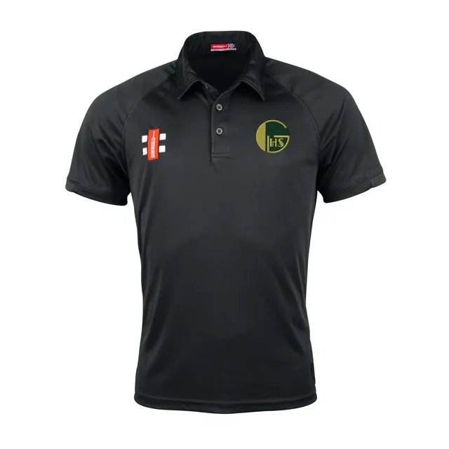 gray-nicolls-golden-hill-cc-matrix-v2-polo-manica-corta-junior-nero image 1