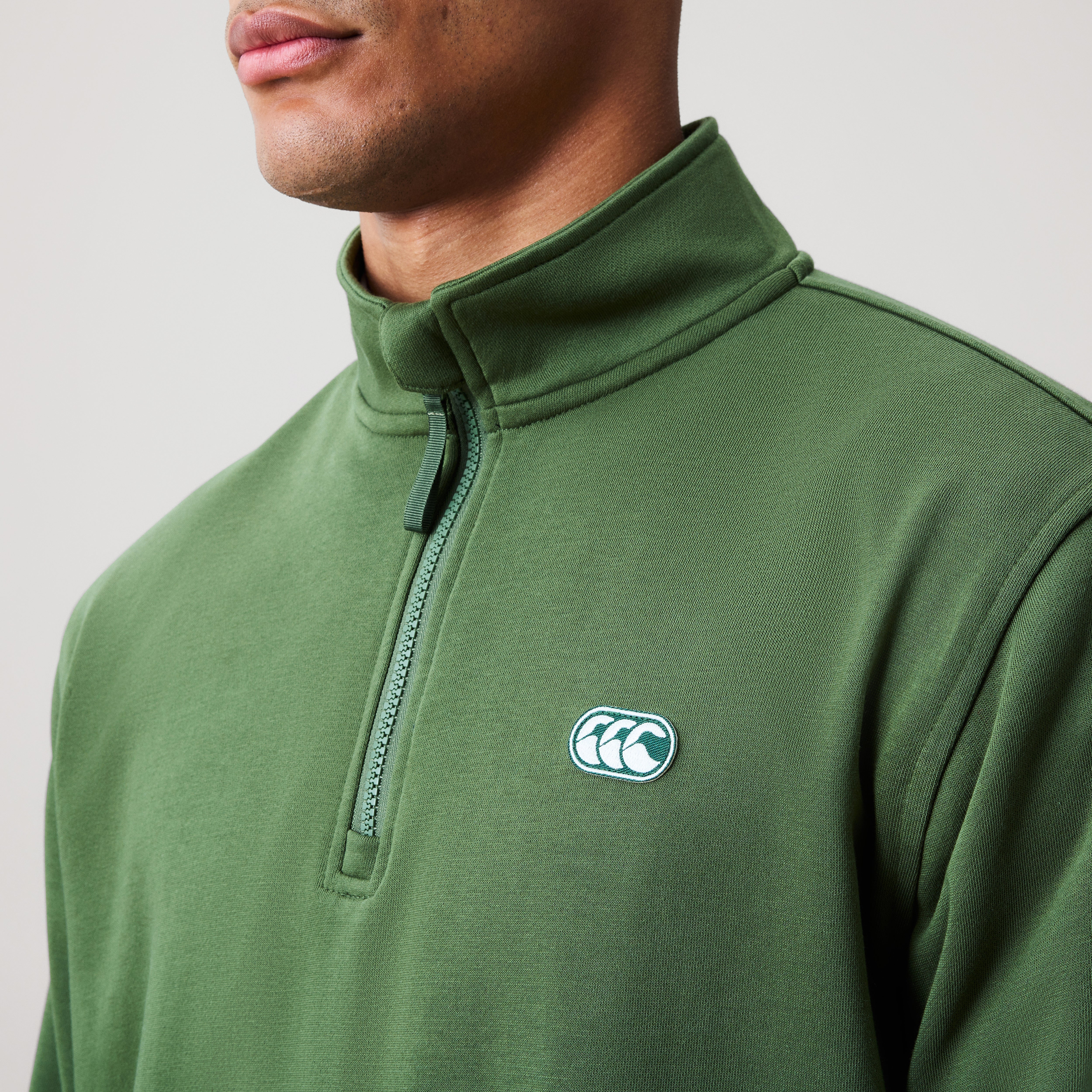 canterbury-everyday-1-4-zip-felpa-uomo-green image 7