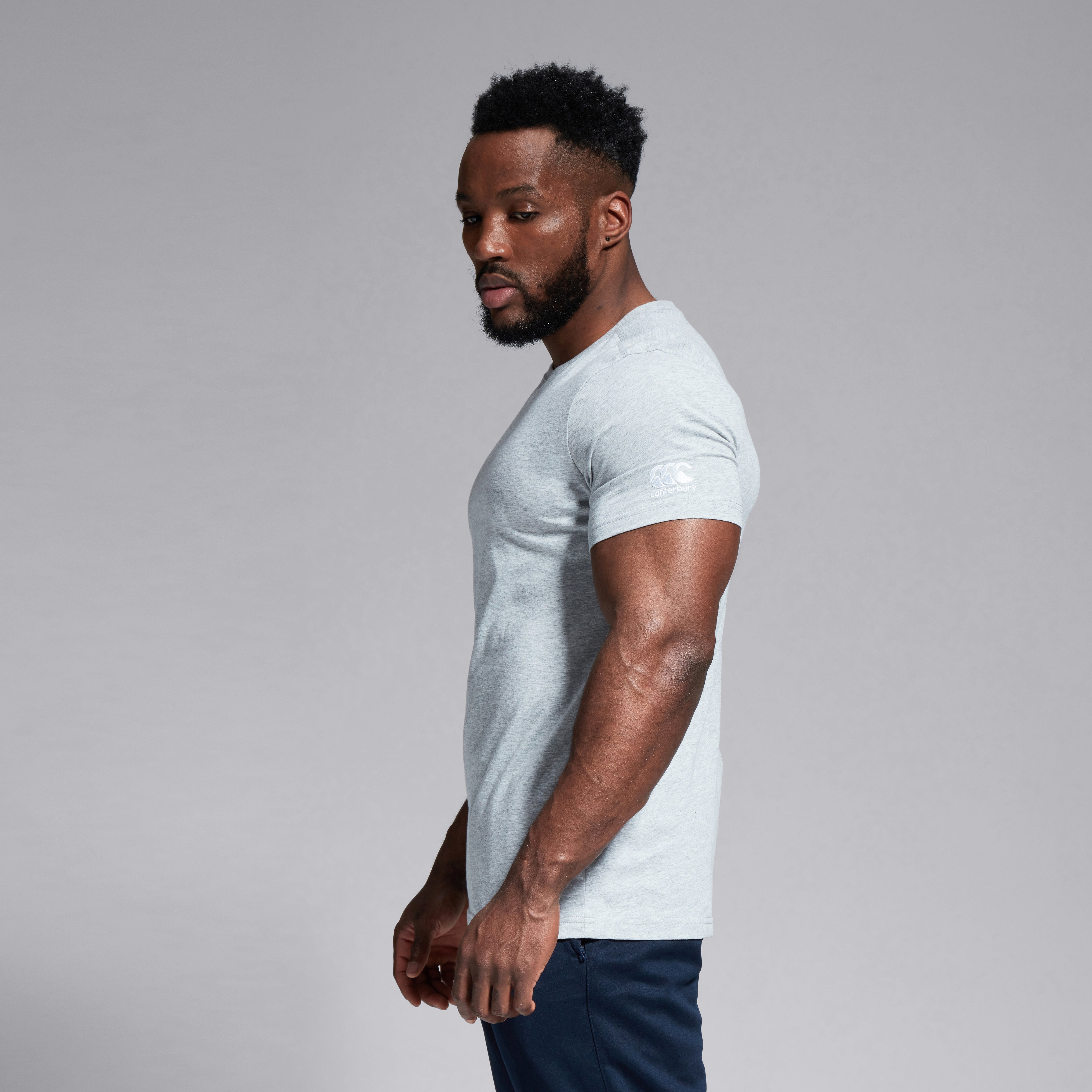 canterbury-club-plain-tee-uomo-grigia image 3