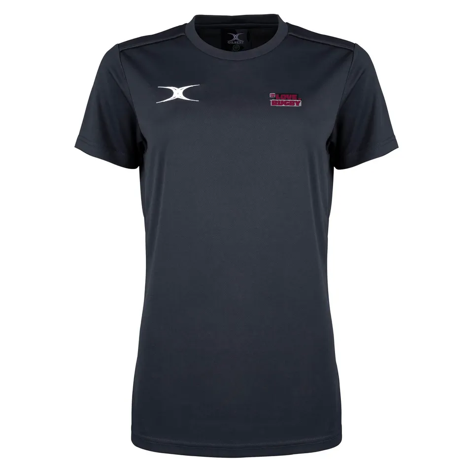 gilbert-rugby-for-the-love-of-rugby-junior-photon-ii-t-shirt-manica-corta-nera image 1