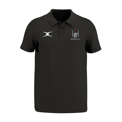 gilbert-rugby-southern-nomads-rufc-atom-senior-polo-manica-corta-nera image 1