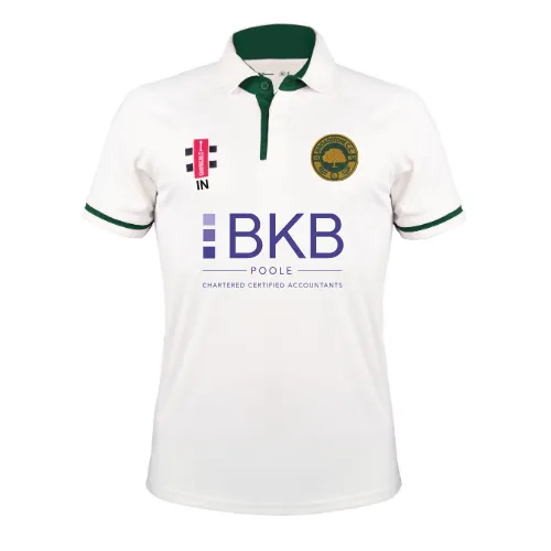 gray-nicolls-broadstone-cc-senior-pro-performance-v3-shirt-ivory-green image 1