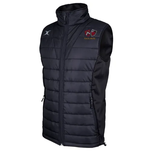 gilbert-rugby-saints-rugby-pro-gilet-bodywarmer-uomo-nero-adulto image 1