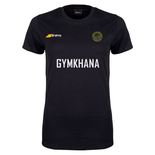grays-indian-gymkhana-tangent-t-shirt-donna-nero-cotone-bio image 1