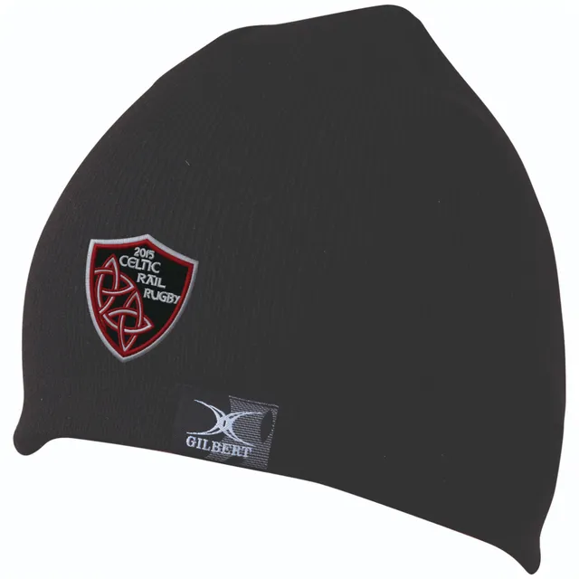 gilbert-rugby-celtic-rail-rfc-beanie-hat-nero-adulto image 1