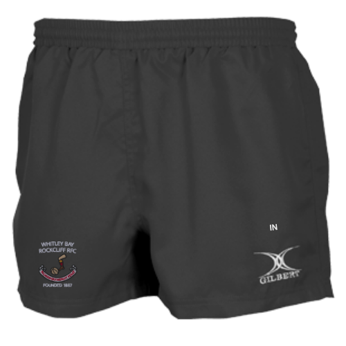 gilbert-rugby-whitley-bay-rockcliff-rfc-junior-saracen-v3-pantaloncini-match-ner image 1