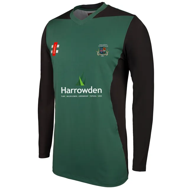 gray-nicolls-thrapston-cricket-club-adulto-pro-performance-t2-maglia-manica-lung image 1