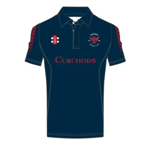 gray-nicolls-esher-cc-senior-mercury-brit-collar-s-s-shirt-navy-red image 1