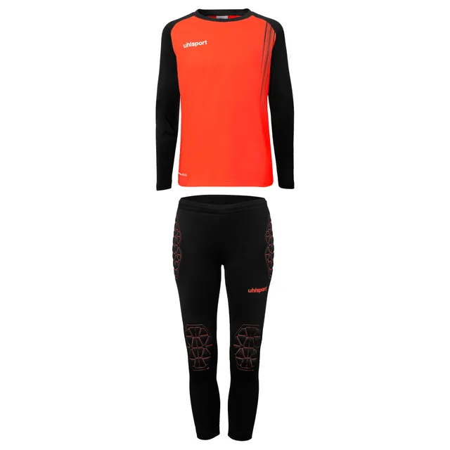 uhlsport-impulse-goalkeeper-set-junior-completo-portiere-bambino-maglia-pantalon image 1