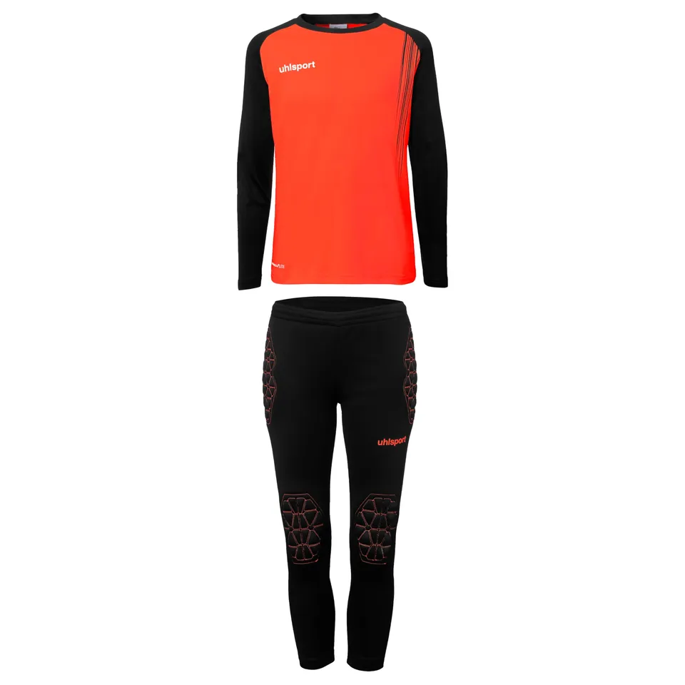 uhlsport-impulse-goalkeeper-set-junior-completo-portiere-bambino-maglia-pantalon image 1