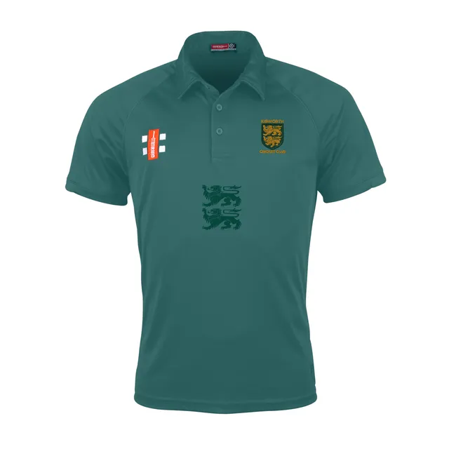 gray-nicolls-kibworth-cc-matrix-v2-polo-manica-corta-senior-green image 1