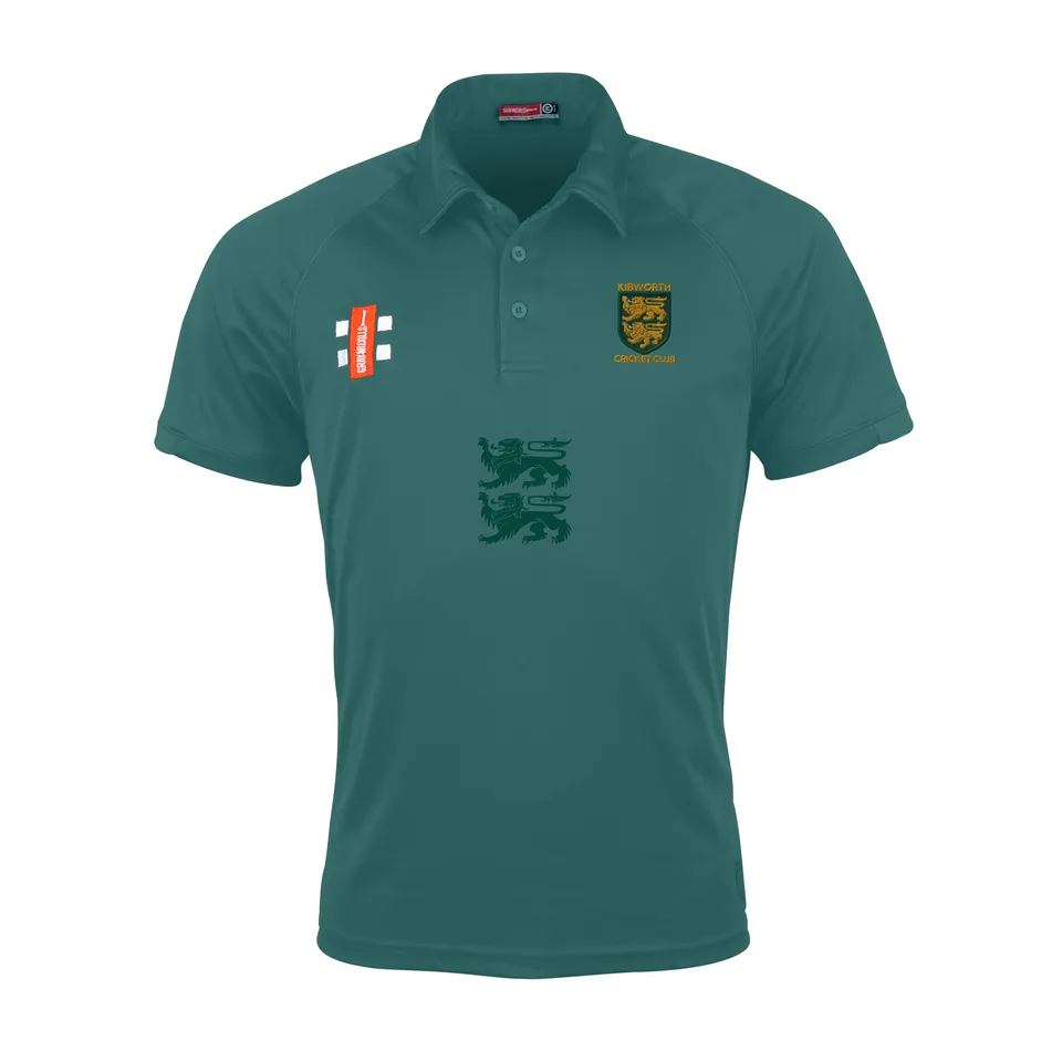gray-nicolls-kibworth-cc-matrix-v2-polo-manica-corta-senior-green image 1