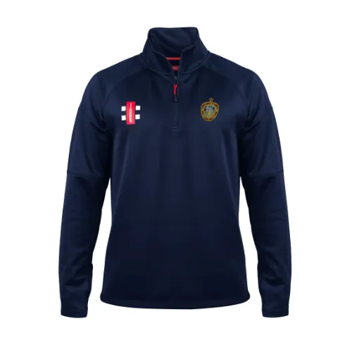 gray-nicolls-barley-cc-pro-thermo-pile-senior-navy-1-4-zip image 1