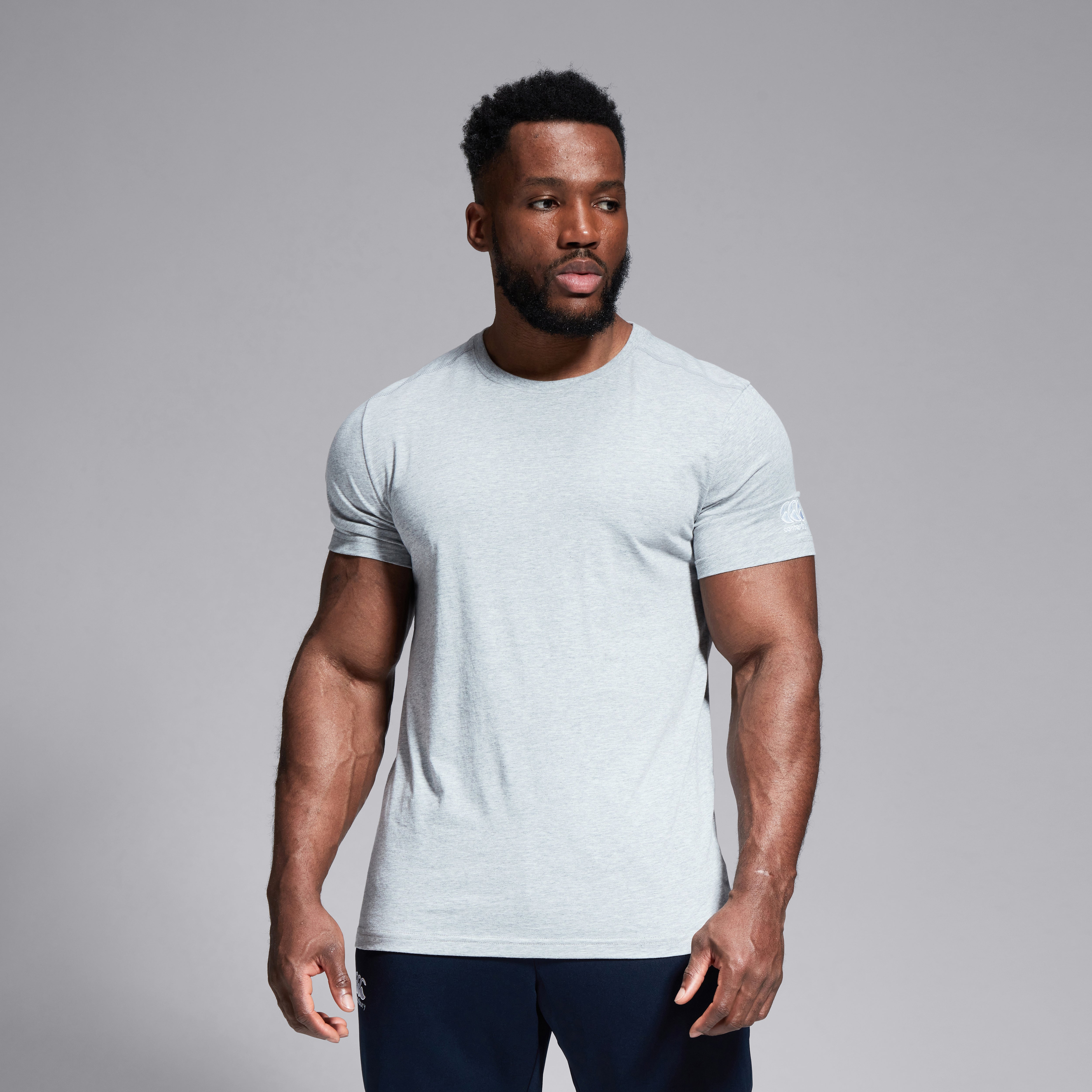 canterbury-club-plain-tee-uomo-grigia image 2