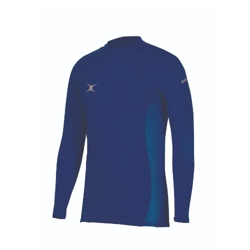 gilbert-rugby-atomic-ii-baselayer-top-adulto-oxford-university-referees-blu-navy image 1