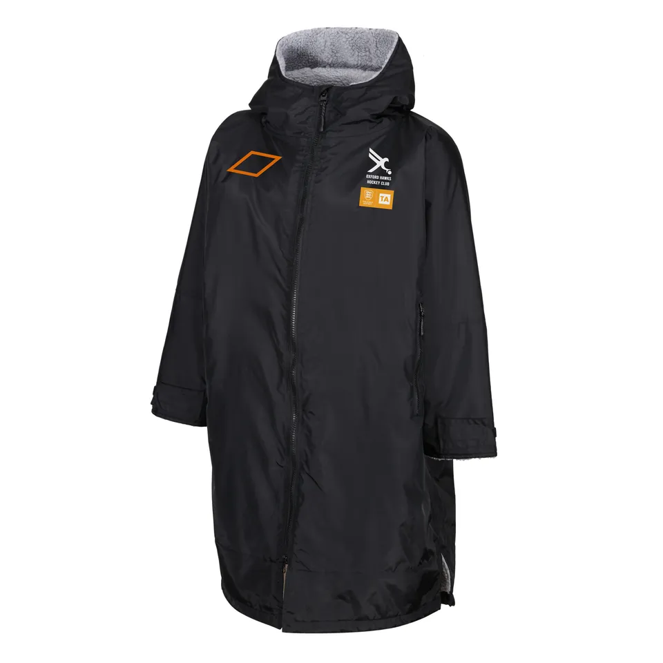 grays-oxford-hawks-talent-academy-senior-giacca-change-robe-all-weather-nera image 1