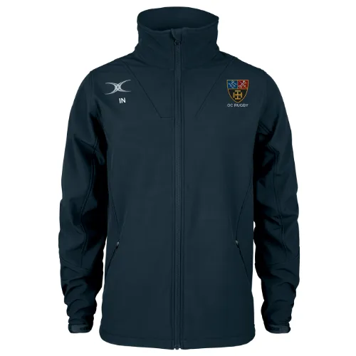 gilbert-rugby-old-cranleighan-rfc-adulto-pro-giacca-soft-shell-full-zip-blu-navy image 1