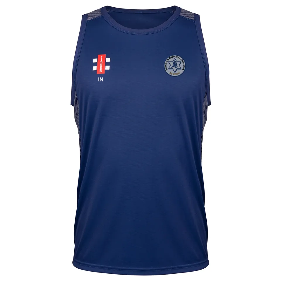 gray-nicolls-belmont-edgware-cc-pro-performance-canotta-senior-navy image 1