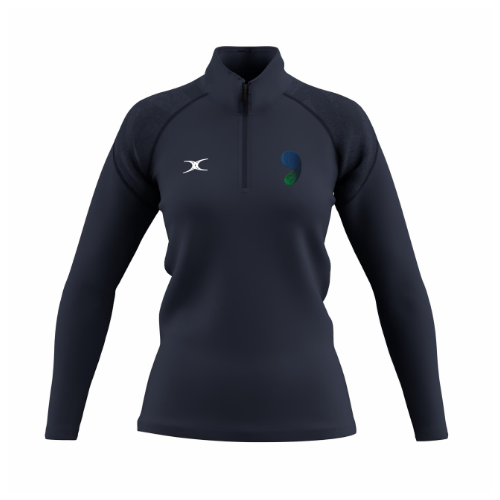 gilbert-rugby-walderslade-greenacre-pile-donna-gts-1-4-zip-blu-navy-scuro image 1