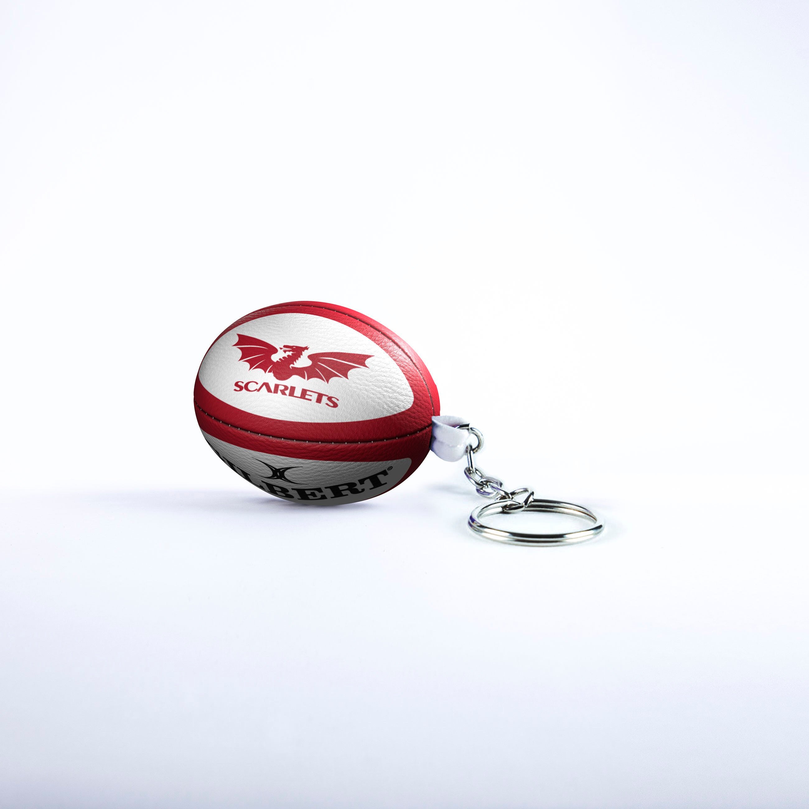 gilbert-rugby-scarlets-portachiavi-pallone-replica-supporter image 1