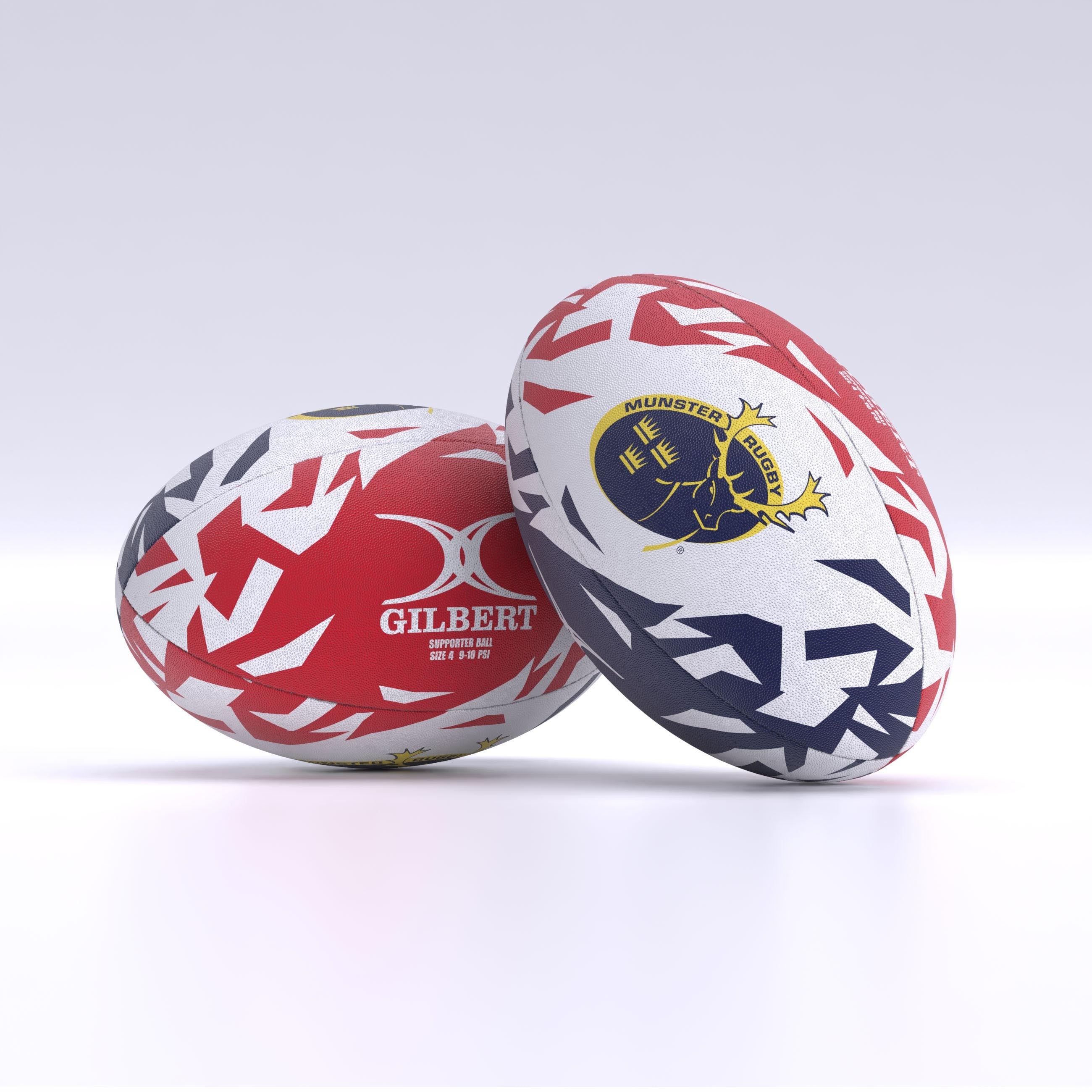 gilbert-rugby-barbarian-pallone-supporter-munster-misura-4 image 6